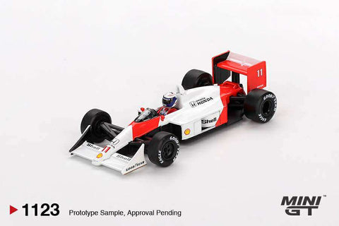 Mini GT 1/64 McLaren MP4/4 #11 Alain Prost  1988 Japanese Grand Prix 2nd Place