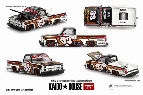 Kaido House x Mini GT 1/64 Chevrolet Silverado KAIDO Intimidator V1