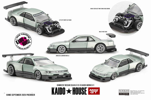 Kaido House x Mini GT 1/64 Nissan Silvia S13-R KAIDO WORKS V1