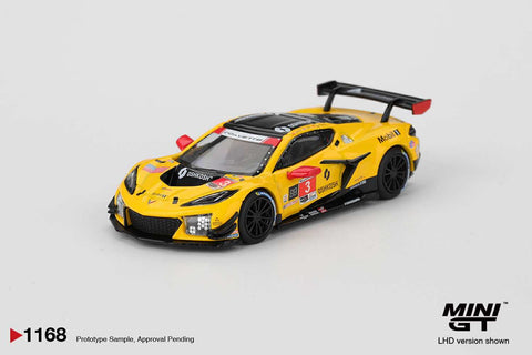 Mini GT 1/64 Chevrolet Corvette Z06 GT3.R #3  Corvette Racing by Pratt Miller Motorsports 2025 IMSA Daytona 24 Hrs"