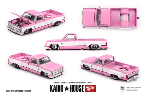 Kaido House x Mini GT 1/64 Chevrolet Silverado Dually Vintage Spec V2
