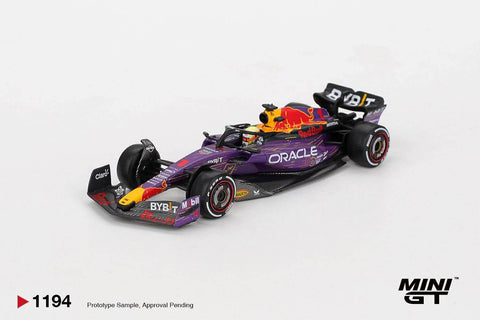 Mini GT 1/64 "Oracle Red Bull Racing RB19 #1 Max Verstappen   2023 F1 2023 Las Vegas GP Winner "