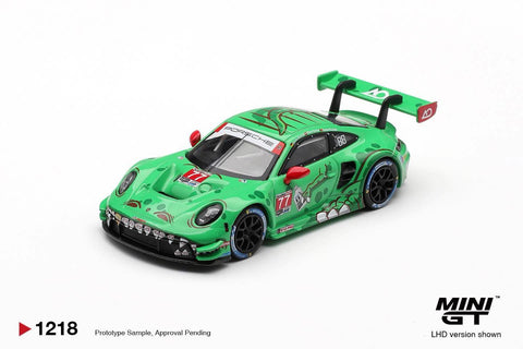 Mini GT Porsche 911 GT3 R (992) #77 AO Racing (Blister) 2025 IMSA Sebring 12 Hrs Class Winner /Blister packaging