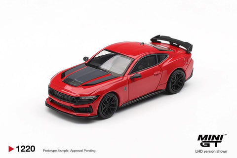Mini GT Ford Mustang Dark Horse Race Red