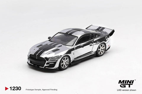 Mini GT Shelby GT500 Dragon Snake Concept Chrome Silver