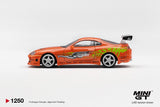 Mini GT Toyota Supra BOMEX " The Fast and the Furious"  Brian O'Conner / Blister Packaging
