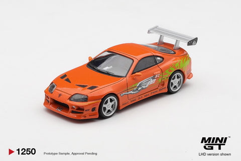 Mini GT Toyota Supra BOMEX " The Fast and the Furious"  Brian O'Conner / Blister Packaging