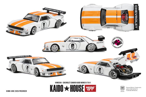 Kaido House x Mini GT Chevrolet Camaro KAIDO WORKS TA V1