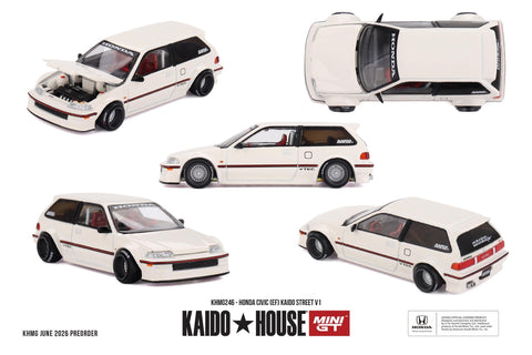 Kaido House x Mini GT Honda Civic (EF) Kaido Street V1