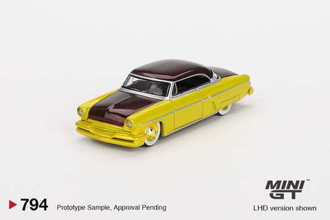 1/64 Lincoln Capri Hot Rod 1954 Lime Yellow