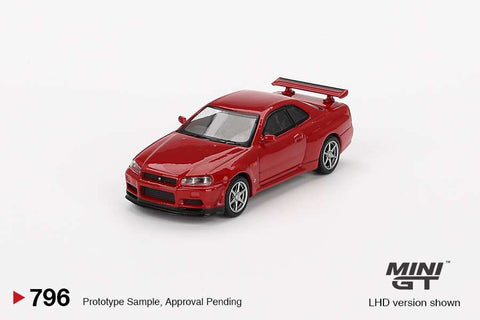 1/64 Nissan Skyline GTR R34 Vpec Active Red