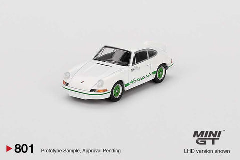 1/64 Porsche Carrera RS 2.7 Grand prix White with Green Livery