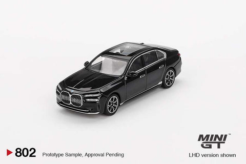 1:64 BMW i7 eDrive50 Black Sapphire