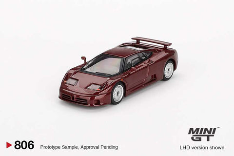 1:64 Bugatti EB110 GT Dark Red Metallic