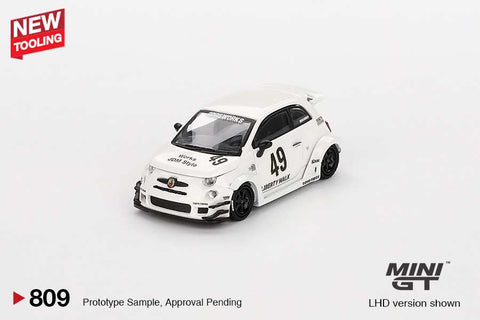 1:64 LB-WORKS x Abas Works ABARTH 595 Gara White