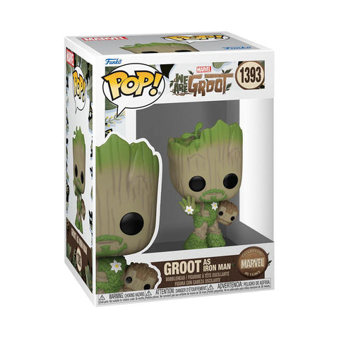 Funko Pop! Marvel: WAG- Groot as Iron Man