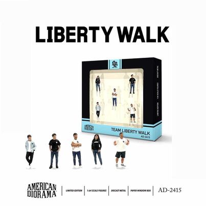 1/64  Figure set Team Liberty Walk