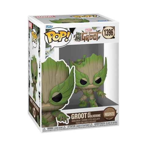 Funko Pop!  Marvel: WAG- Groot as Wolverine