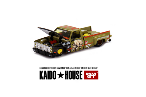 Kaido House x Mini GT 1/64 Chevrolet Silverado  “Sumatran Rhino”  KAIDO x MIZU Diecast