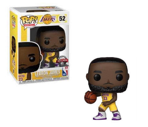 Funko Pop! NBA: Lakers - Lebron James (Yellow Jersey) Special Edition