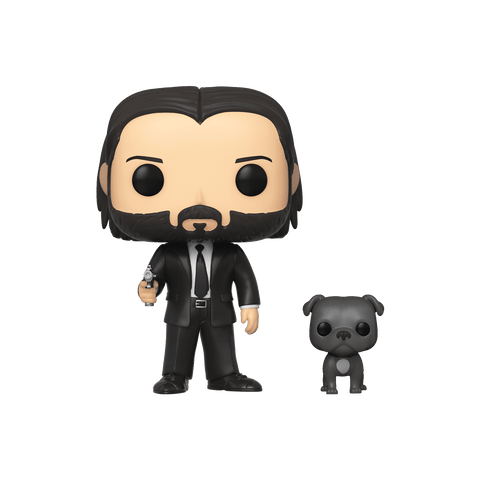 Pop! Movies: John Wick in Black Suit w/ Dog buddy