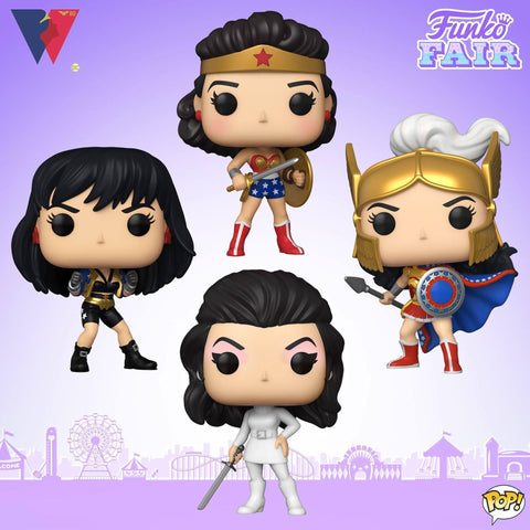 Funko Pop! Heroes: Wonder Woman 80th Set of 4