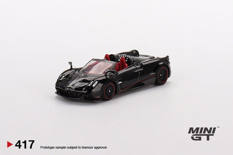 Mini GT 1/64 Pagani Huayra Roadster Black RHD