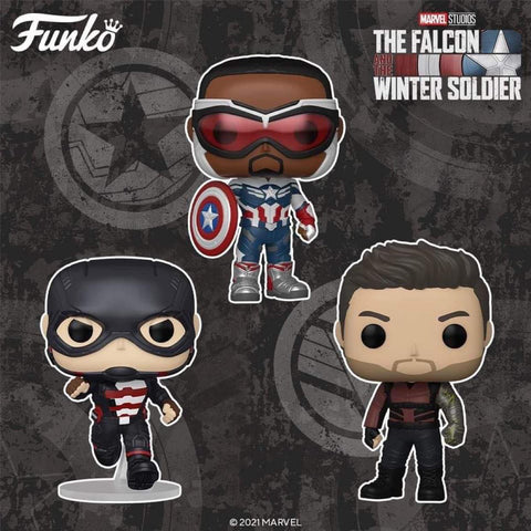 Funko Pop! Marvel: The Falcon and the Winter Soldier Set of 3