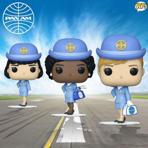 Funko Pop! Ad Icons: Pan Am - Stewardess Set of 3