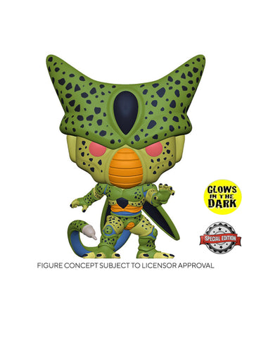 Funko Pop! Animation: DBZ - Cell (First Form) (Glow) (Special Edition)