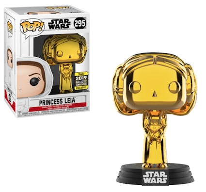 Star Wars 2019 Shared Exclusive: Princess Leia Gold Chrome