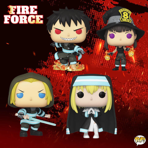 Funko Pop! Animation: Fire Force Set of 4