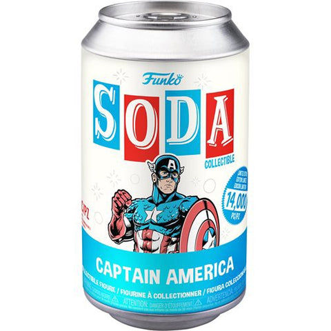 Funko Vinyl SODA: Marvel - Captain America (Box of 6)