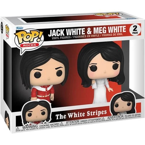 Funko Pop! Rocks: 2PK Jack White and Meg White - The White Stripes