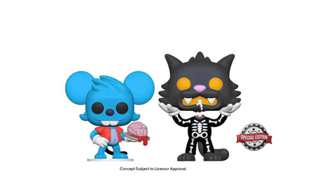 Funko Pop! TV: Simpsons - Itchy and Scratchy (Skeleton) Special Edition