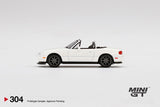 Mini GT 1/64 Mazda Miata mx5 NA tuned version classic white
