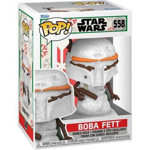 Funko Pop! Star Wars: Holiday - Snowman Boba Fett