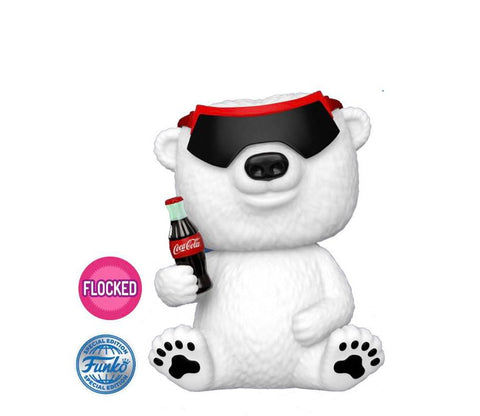 Funko Pop! Coca-Cola - 90's Coca-Cola Polar Bear (Flocked) Special Edition