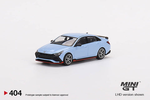 Mini GT 1/64 Hyundai Elantra N performance blue LHD