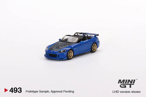 Mini GT 1/64 Honda S2000 AP2 Mugen Monte Carlo Blue Pearl LHD