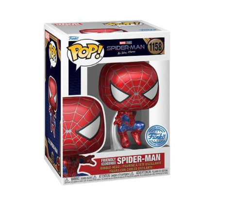 Funko Pop! Marvel: Spider-Man No way Home S3 -  Friendly Neighborhood Spider-Man Metallic  (FSE)