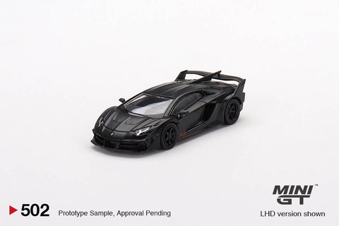 Mini GT 1/64 Lamborghini LB Silhouette WORKS Aventador GT evo Matte Black LHD