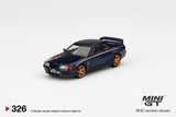 Mini GT 1/64 Nissan Skyline GT-R (R32) Nismo S-Tune Dark Blue RHD