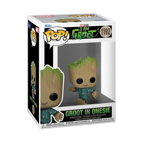 Funko Pop! Marvel: I Am Groot - Groot PJs (Dancing)