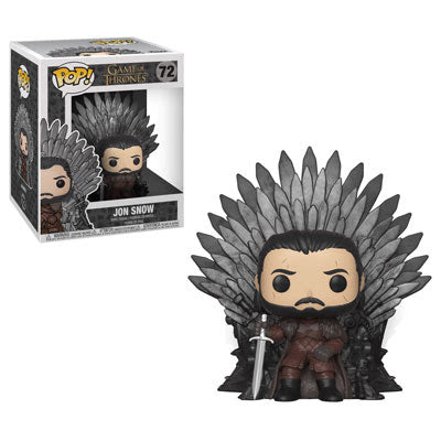 POP Deluxe: GOT S10 - Jon Snow Sitting on Iron Throne