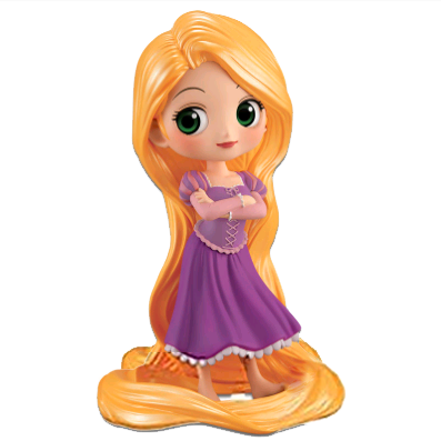 Q Posket Disney Characters- Rapunzel Girlish Charm-(Normal Color Ver)