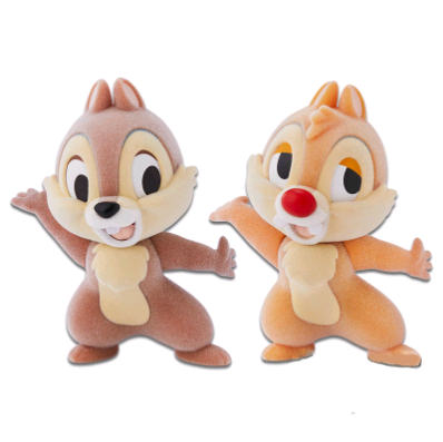 Disney Characters Fluffy Puffy-Chip'n Dale
