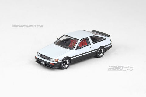 Toyota Corolla Levin AE86 White With Extra Wheels and Carbon Effect Front Bonnet Decal