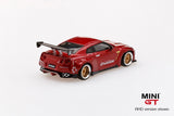 1/64 Pandem Nissan GT-R R35 GT Wing Lava Red (RHD)