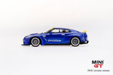 1/64 Pandem Nissan GT-R R35 Ducktail Velocity Blue (LHD